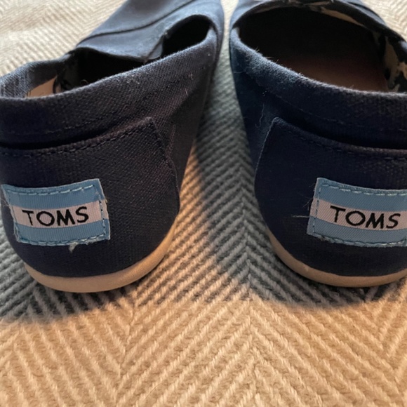 Toms Shoes - Womens Classic Toms flat Navy Blue